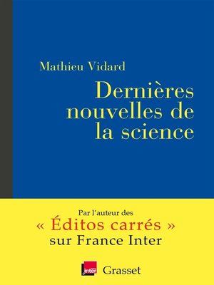 cover image of Dernières nouvelles de la science